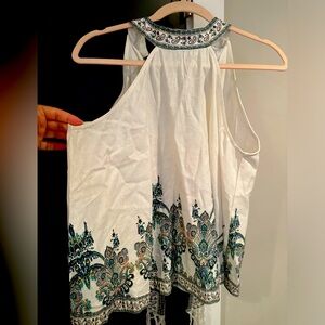 Cute flowy summer halter.